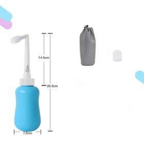 Portable Private Parts Female Washer Irrigator After Stool (Option: 360ml Blue)