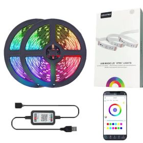 USB Bluetooth Magic Color Suit (Option: 4 M-Infrared 24 Key Light Belt Set)