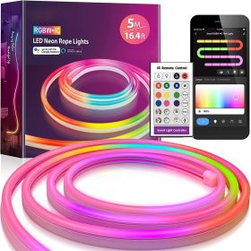 APP Application Control Graffiti Smart LED Light With Neon Strip (Option: UK Plug-5 M Graffiti Magic Color)